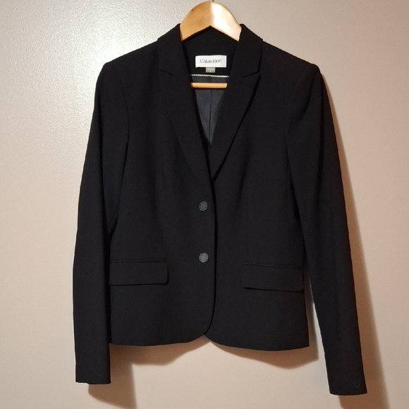 Calvin Klein Women's Black Blazer - Picture 1 of 8